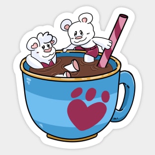 Cozy Choco Sticker